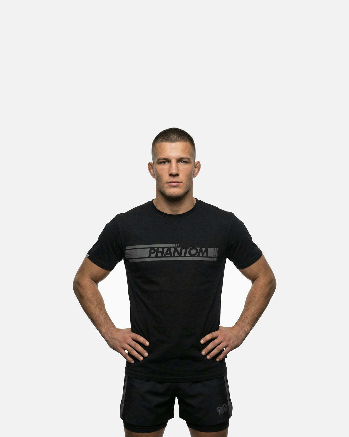 Phantom Athletics T-Shirt Apex 2 - Zwart/Grijs