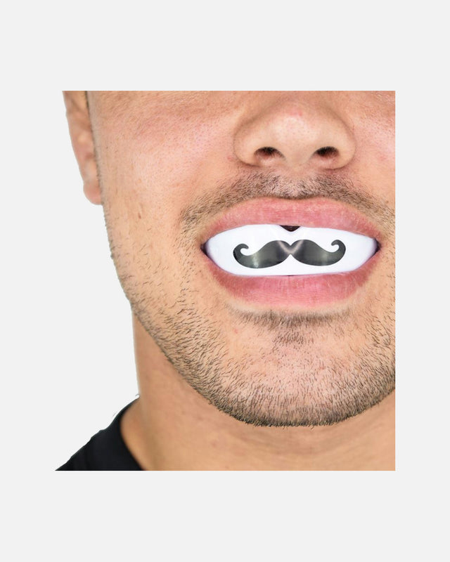 Safejawz Bitje Extro-Series Moustache - Zwart
