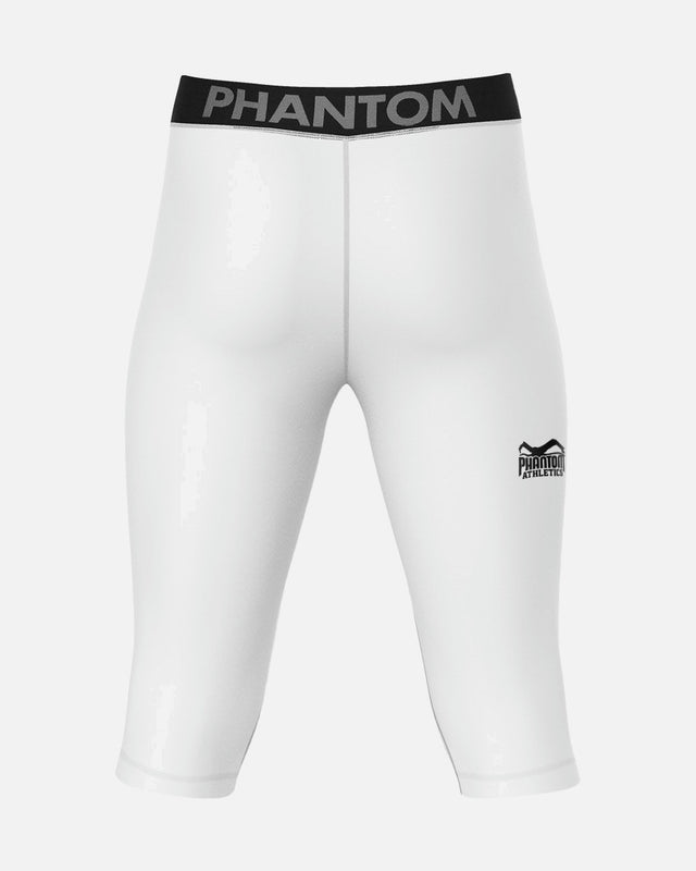 Phantom Athletics Kompressionsshorts APEX 3/4 – Hvid