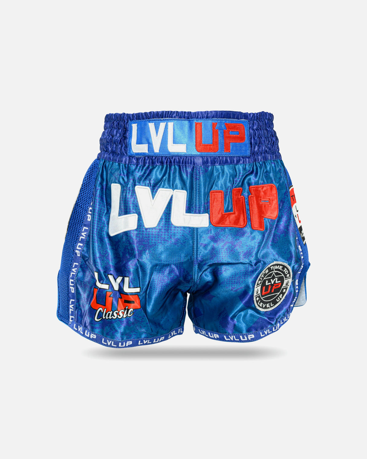 LVL UP Muay Thai Shorts Stadium - Blauw