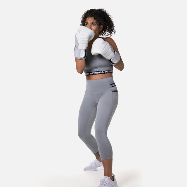 Leggings Hayabusa High Rise 3/4 da donna – Grigio