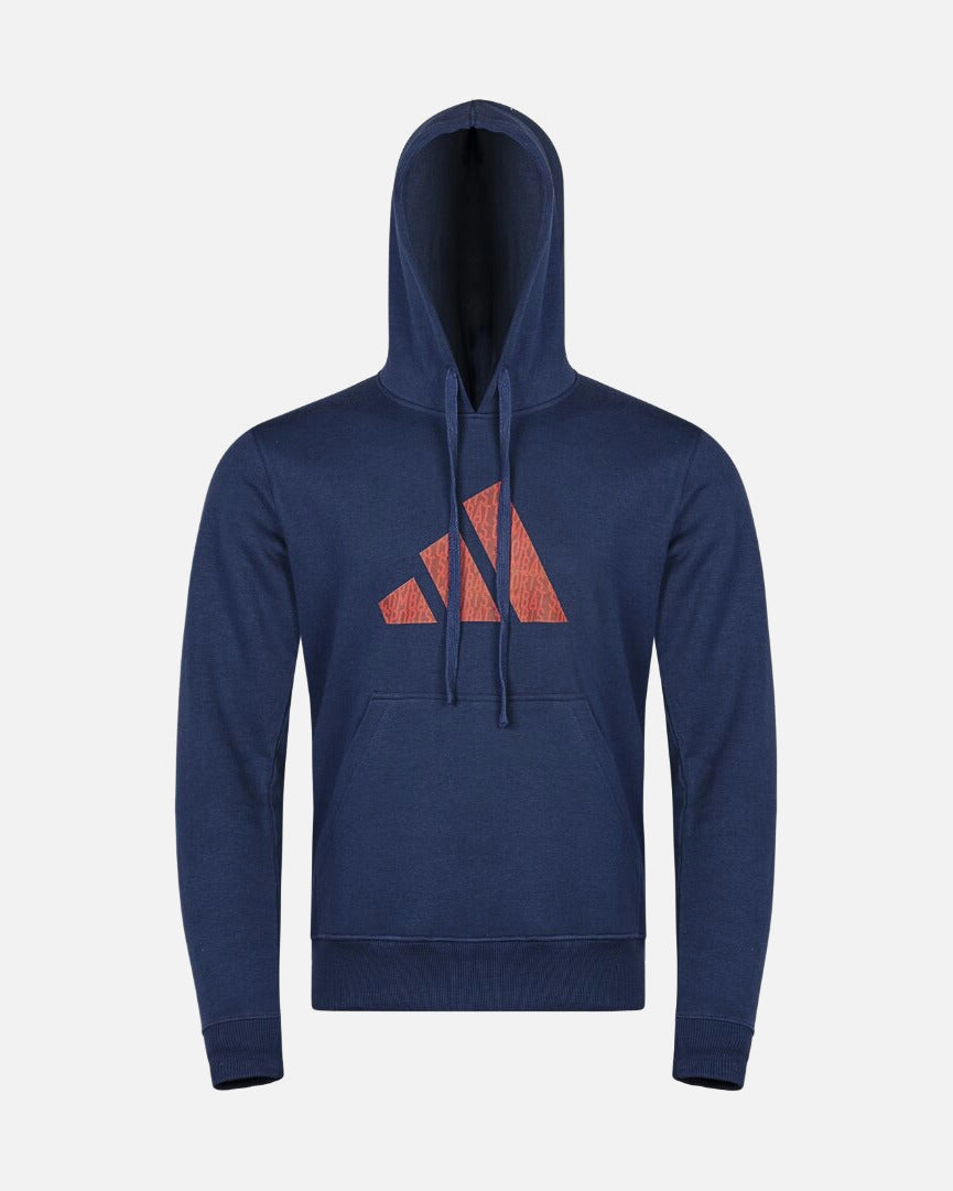 Adidas Hoodie Perfo Script Graphic – Niebieski