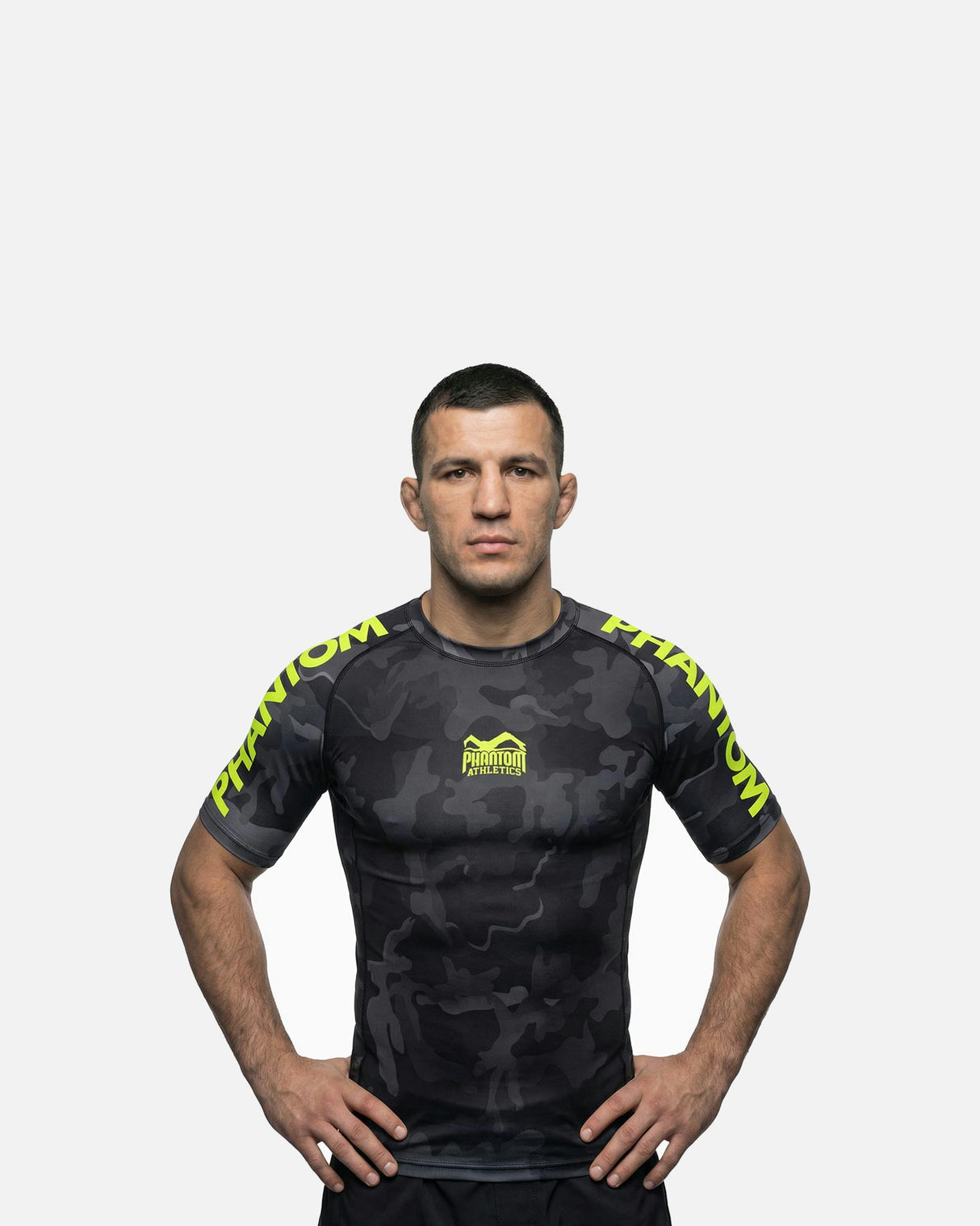 Phantom Athletics Rashguard EVO Neon - Zwart/Neon