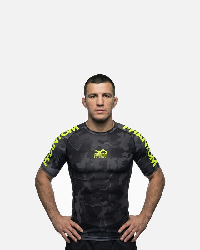 Phantom Athletics Rashguard EVO Neon – Černý/Neonový