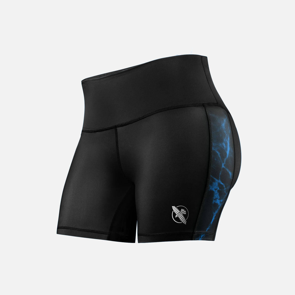 Hayabusa x UFC BJJ Compressie Shorts Dames - Zwart/Blauw