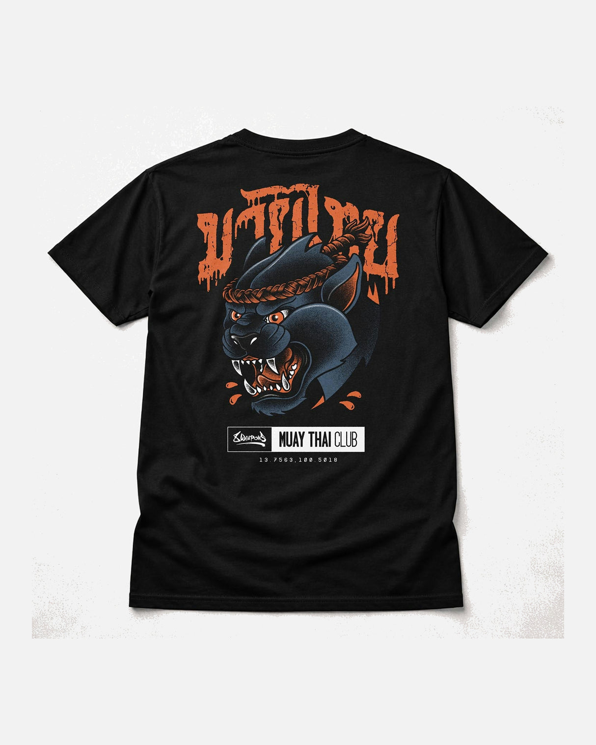 8 WEAPONS T-Shirt Panther - Zwart