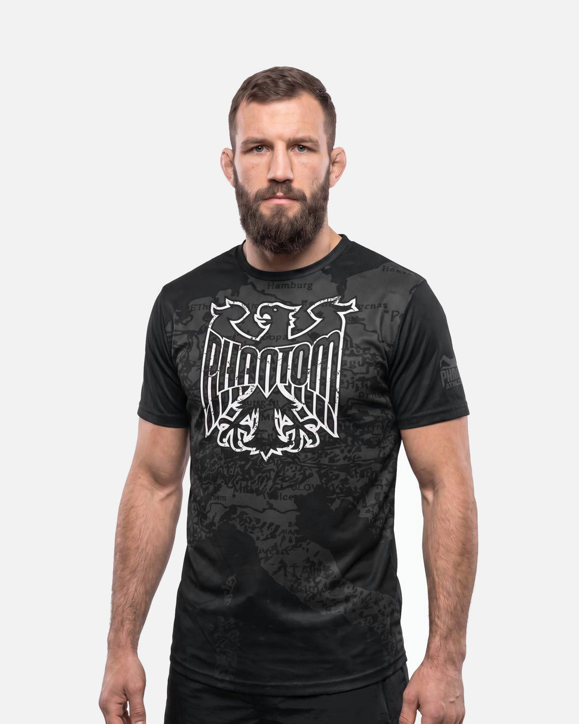 T-shirt d'entraînement Phantom Athletics EVO Germany Silver Eagle – Noir/Gris