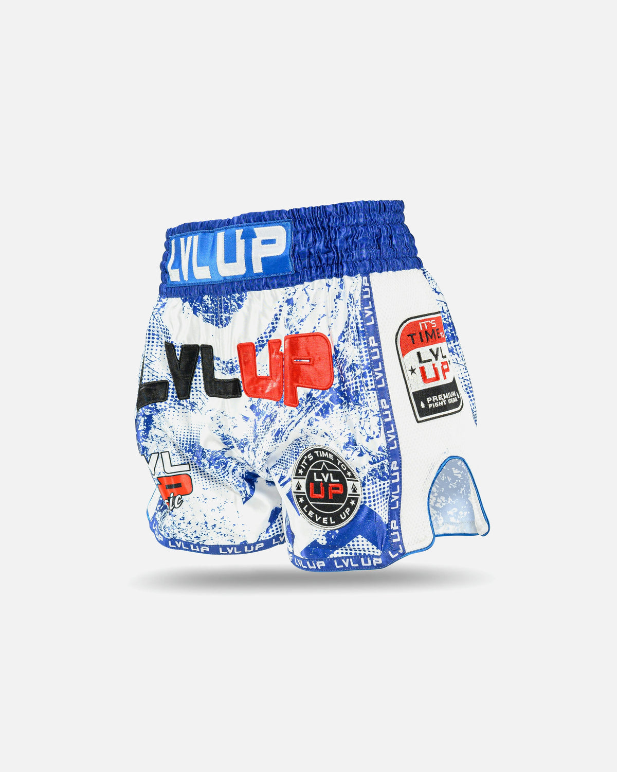 LVL UP Muay Thai Shorts Stadium - Blauw