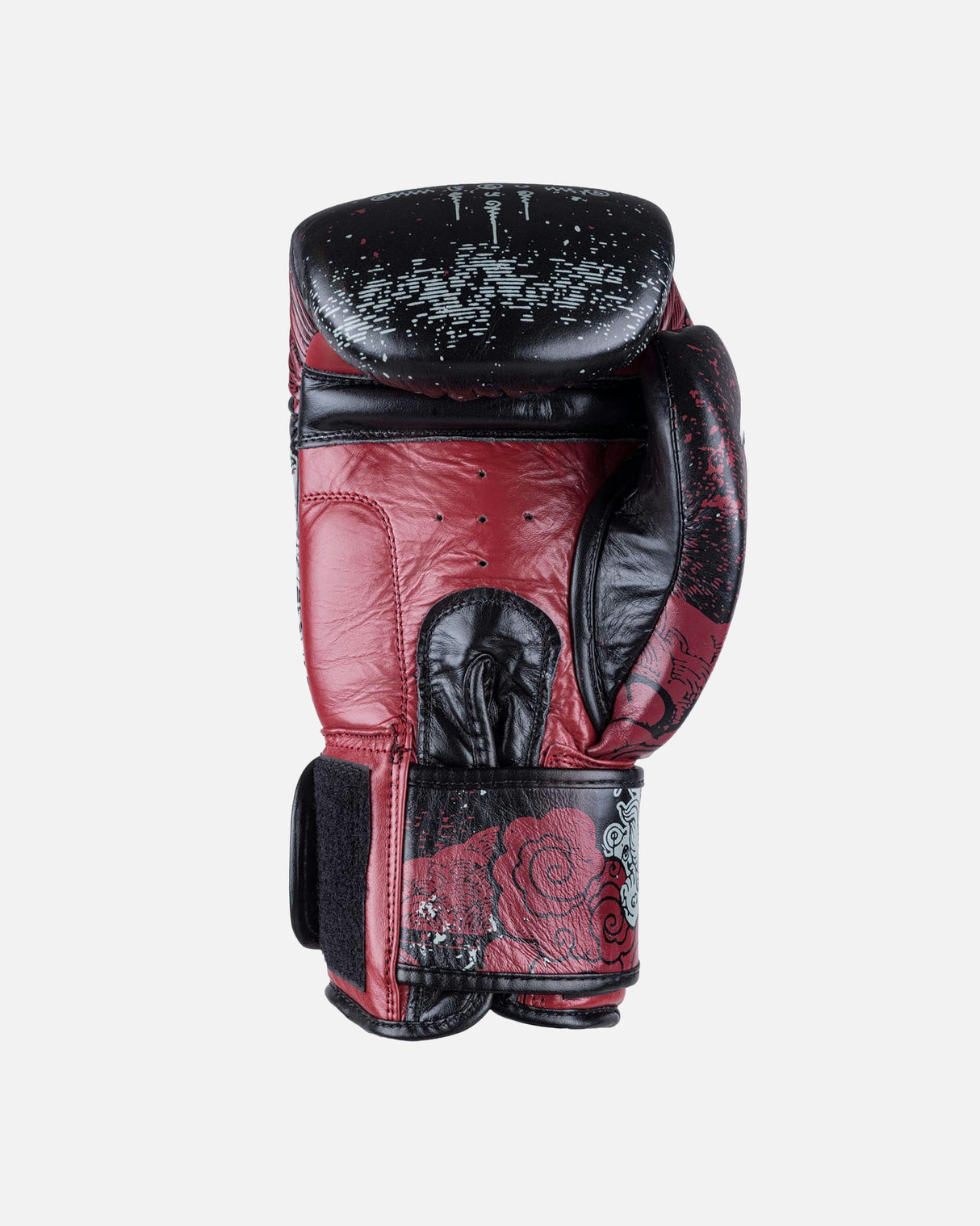 8 WEAPONS Bokshandschoenen Hanuman Yant - Zwart/Rood