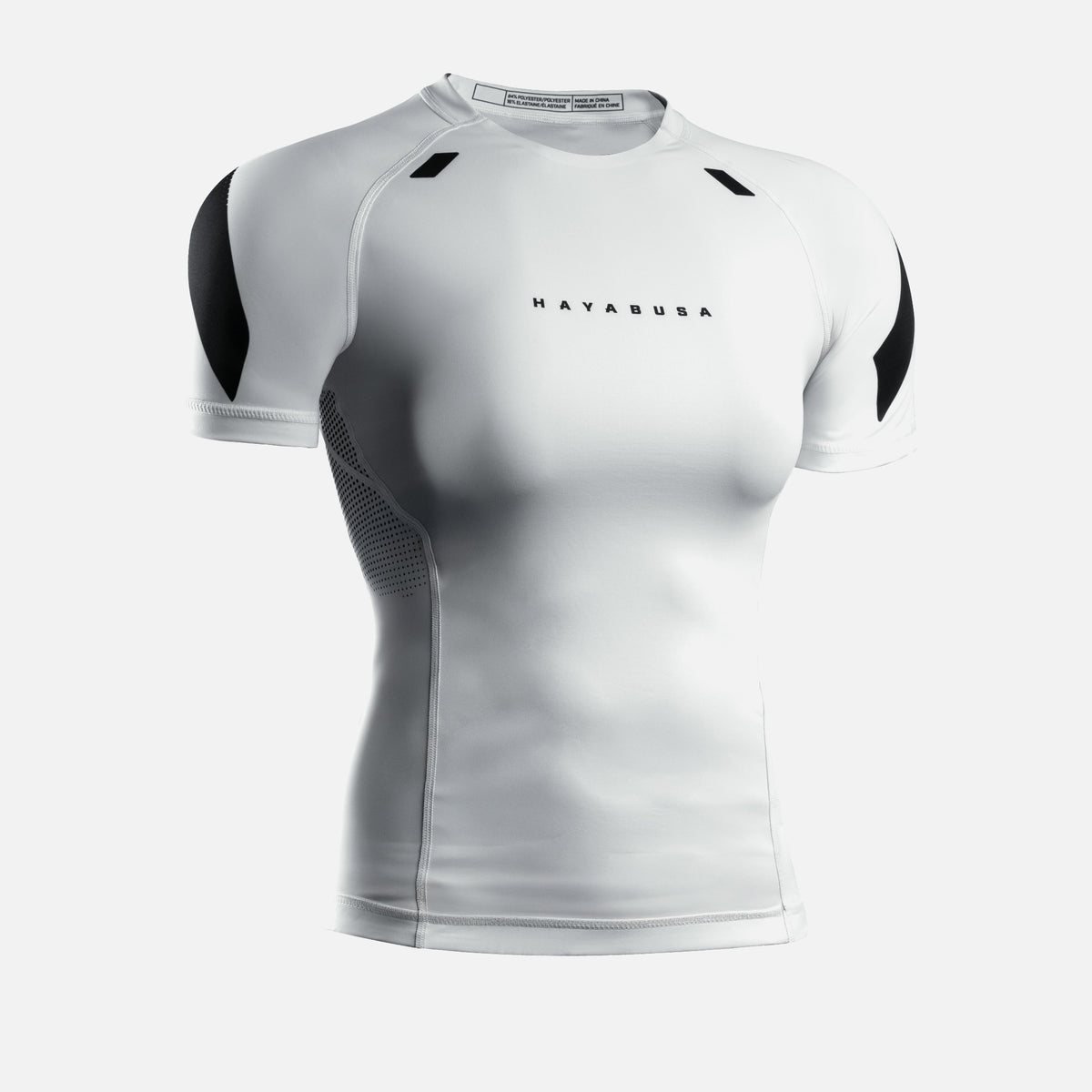 Hayabusa Rashguard Pro Ranked Korte Mouwen Dames - Wit