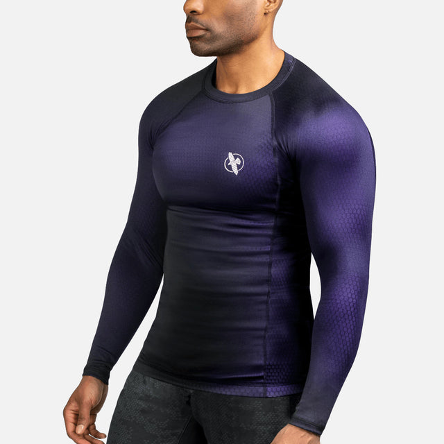 Hayabusa Rashguard Fusion Dlouhé rukávy – Černá/Fialová