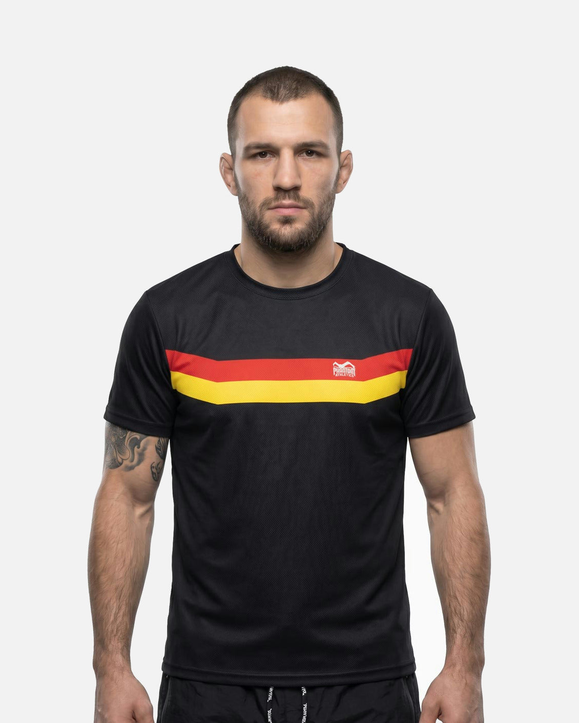 Phantom Athletics Trainingsshirt EVO+ Germany CT - Zwart/Rood/Goud