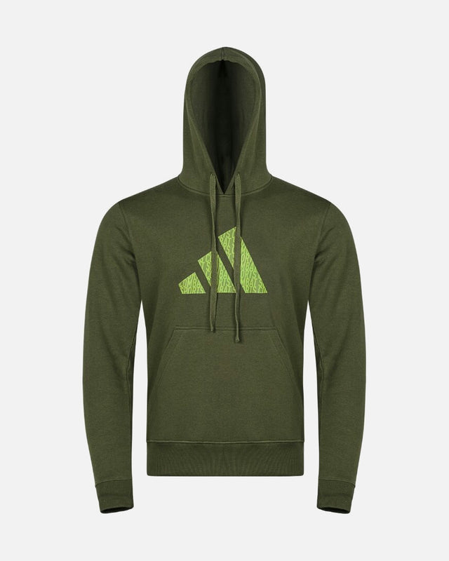 Adidas Hoodie Perfo Script Graphic - Green