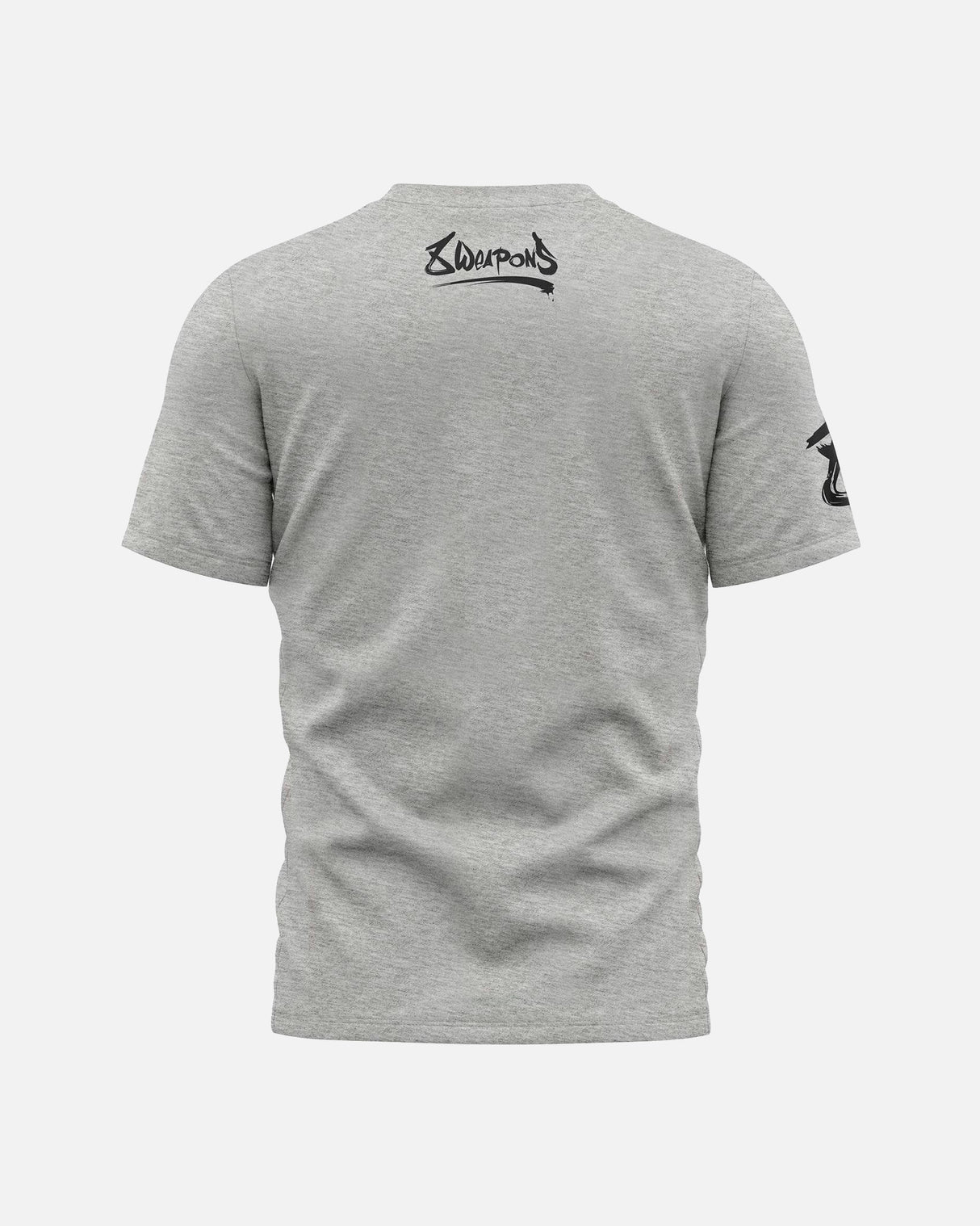 8 WEAPONS T-Shirt Sak Yant Tigers - Grijs