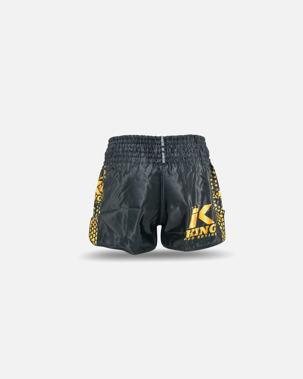 King Pro Boxing Muay Thai Shorts Hexagon 2 Kinderen - Zwart