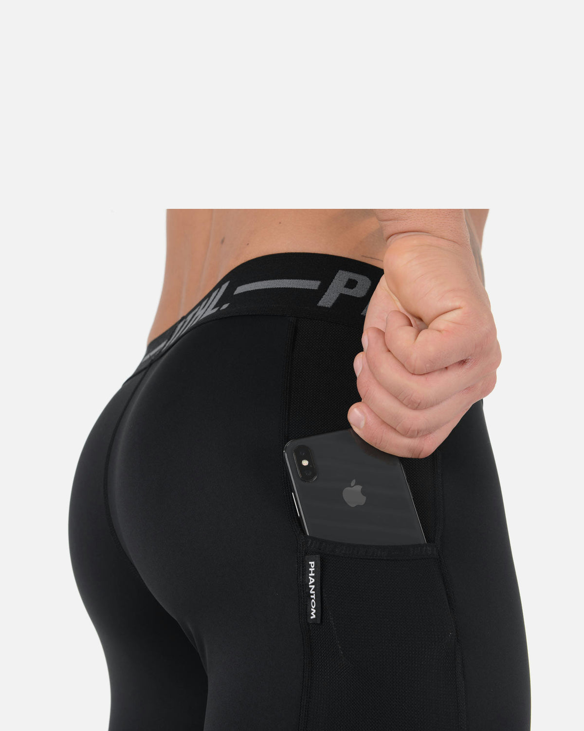 Phantom Athletics Compressie Shorts Tactic - Zwart