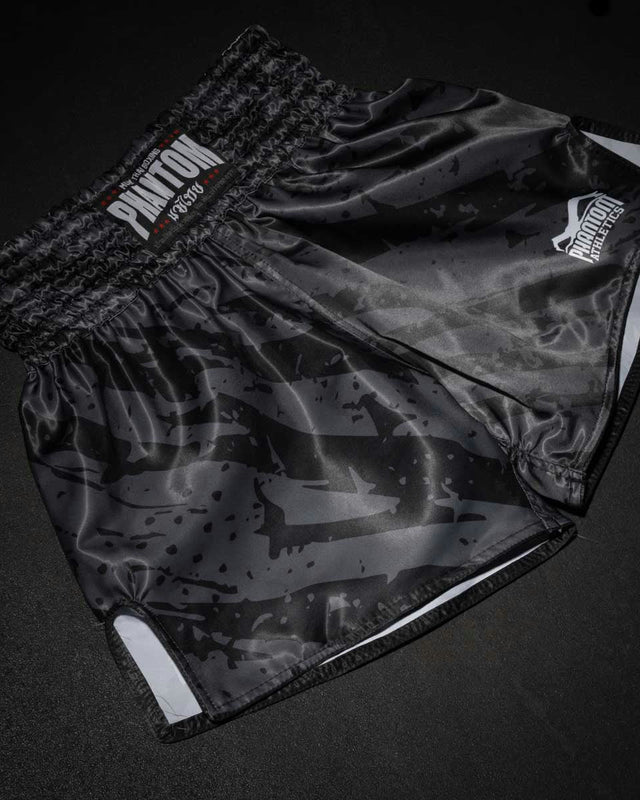 Phantom Athletics Muay Thai Shorts Tiger Camo – Grey
