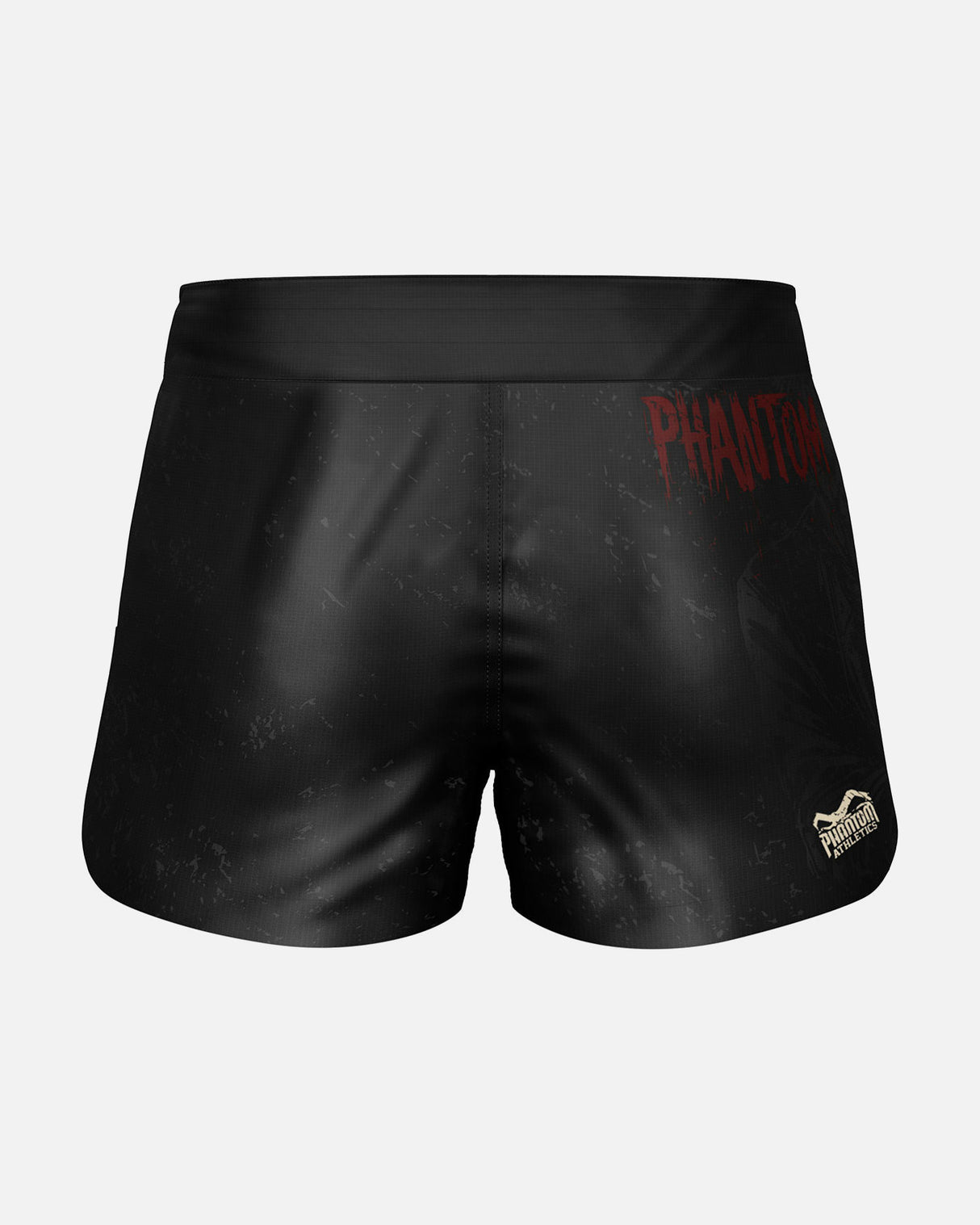 Phantom Athletics MMA Shorts Fusion-R Chainsaw - Zwart/Grijs/Rood