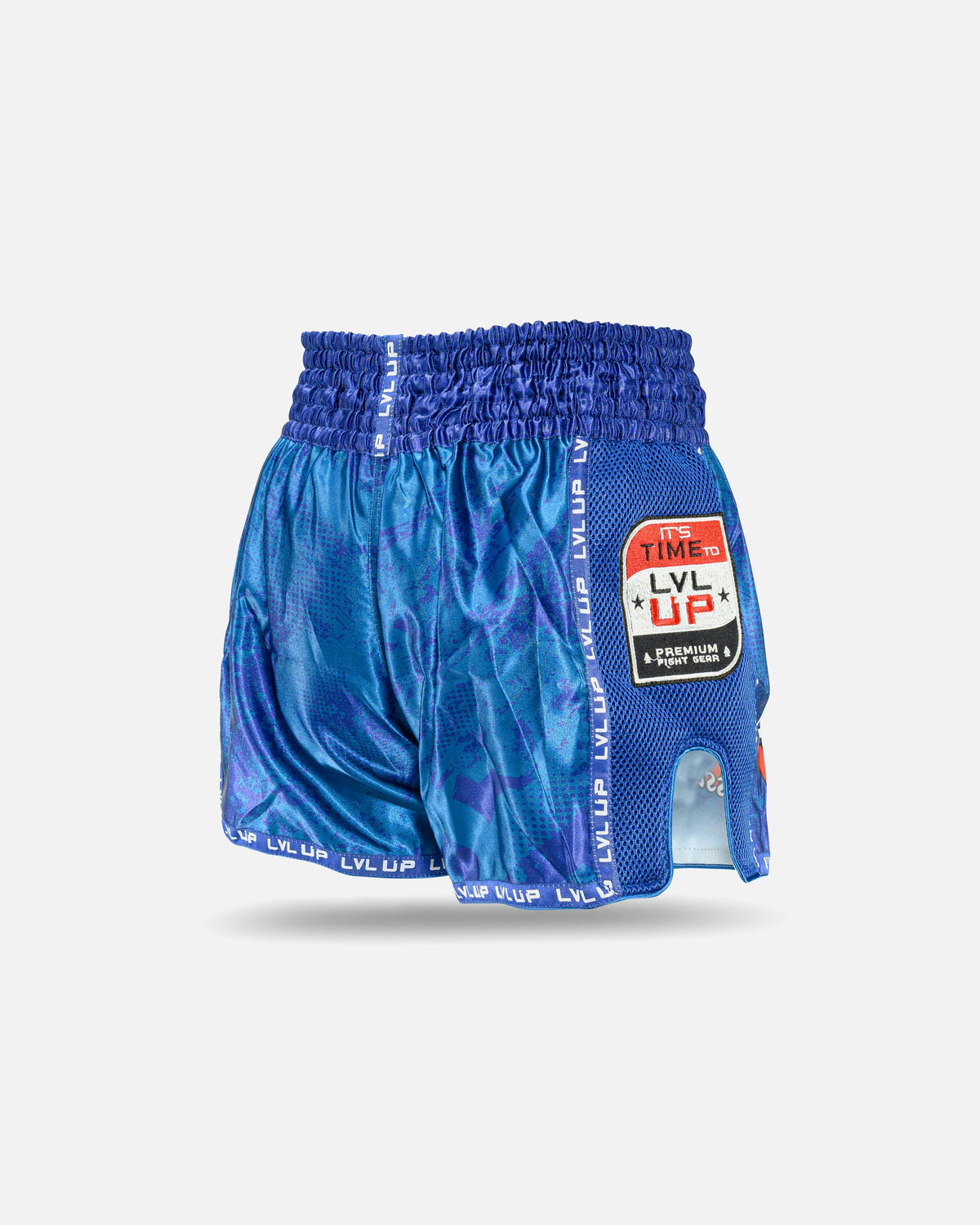 LVL UP Muay Thai Shorts Stadium - Blauw