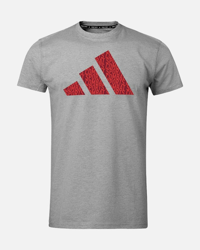 Adidas T-Shirt Perfo Script Graphic – Grau