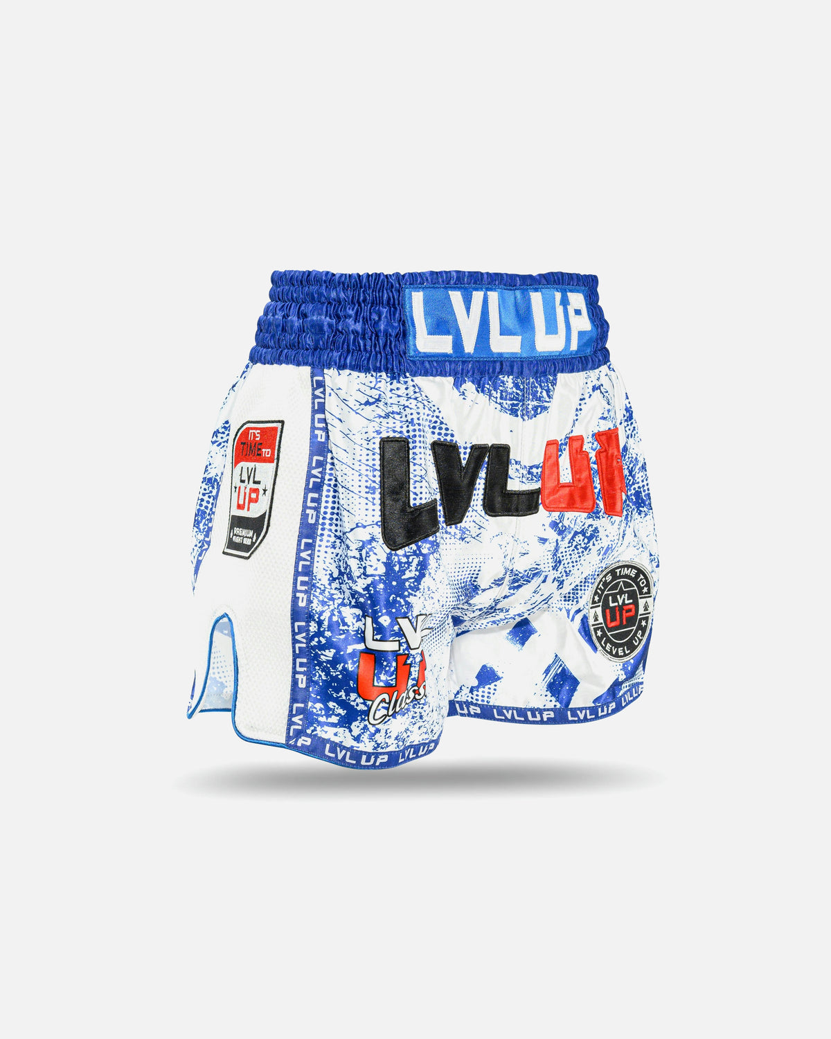 LVL UP Muay Thai Shorts Stadium - Blauw