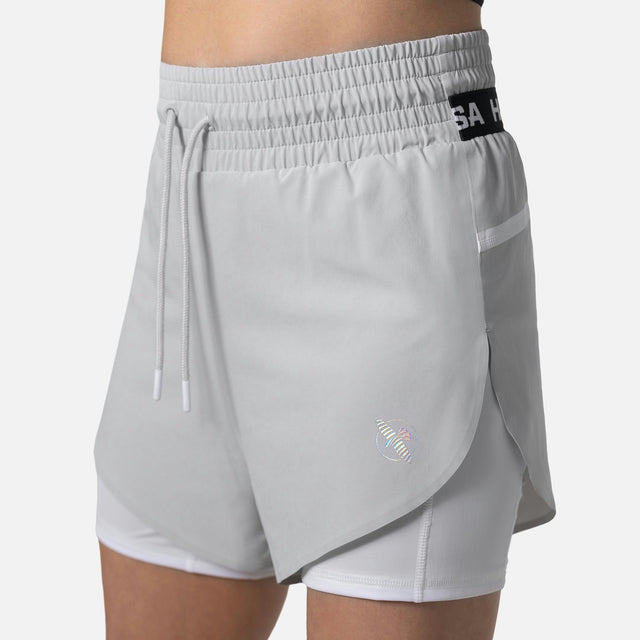 Pantaloncini da allenamento Hayabusa da donna – Grigio