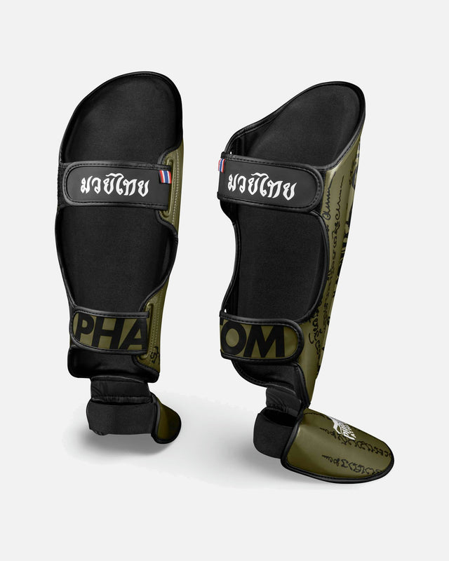 Phantom Athletics Scheenbeschermers Muay Thai Army - Groen