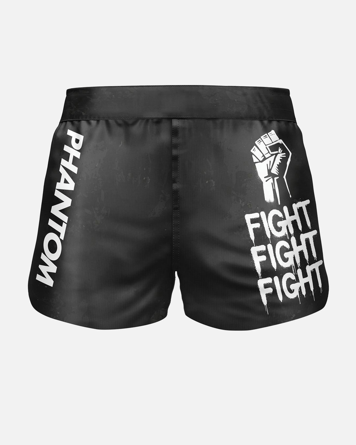 Phantom Athletics MMA Shorts Fusion-R FIGHT FIGHT FIGHT - Zwart