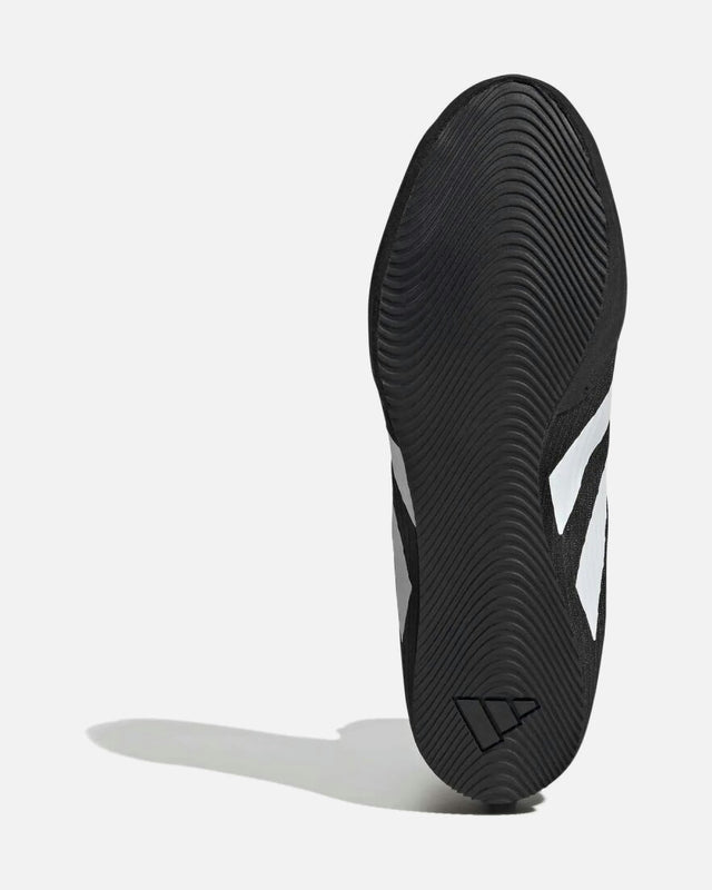 Chaussures de boxe Adidas Box Hog 4 – Noir/Blanc