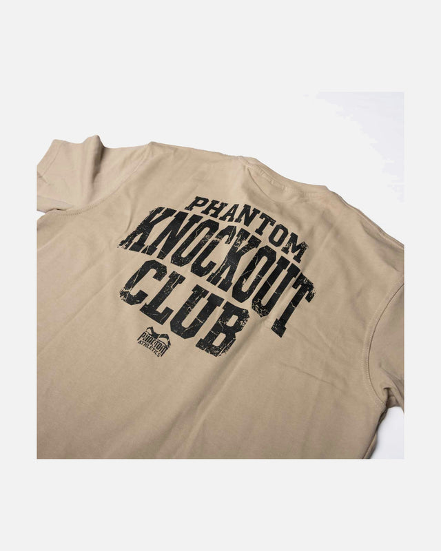 Phantom Athletics T-Shirt Knockout Club Oversize Heavy - Zand