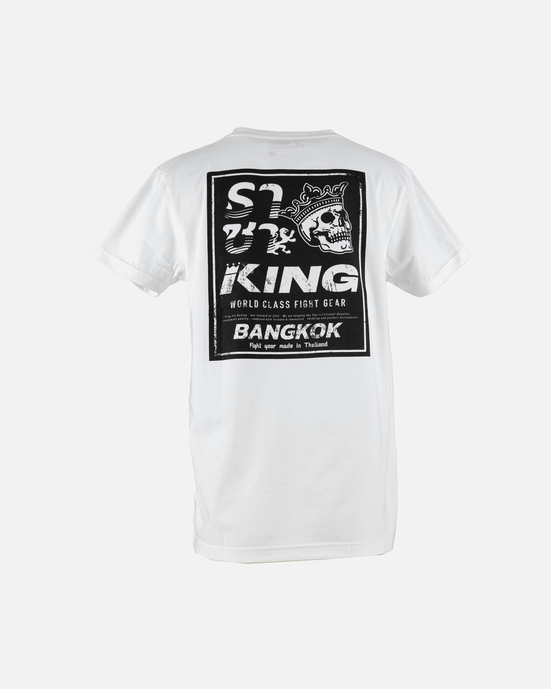 King Pro Boxing T-Shirt Skull 1 - Wit