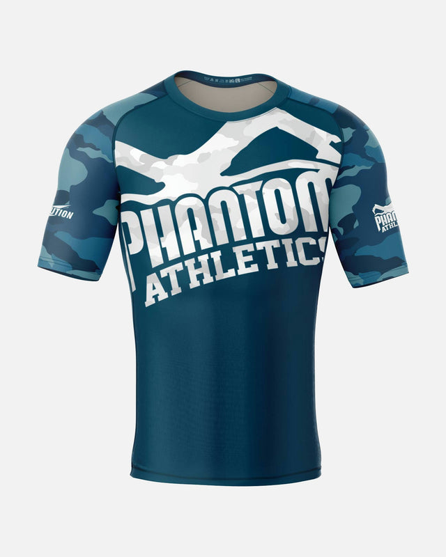 Phantom Athletics Rashguard Warfare - Marineblauw Camo