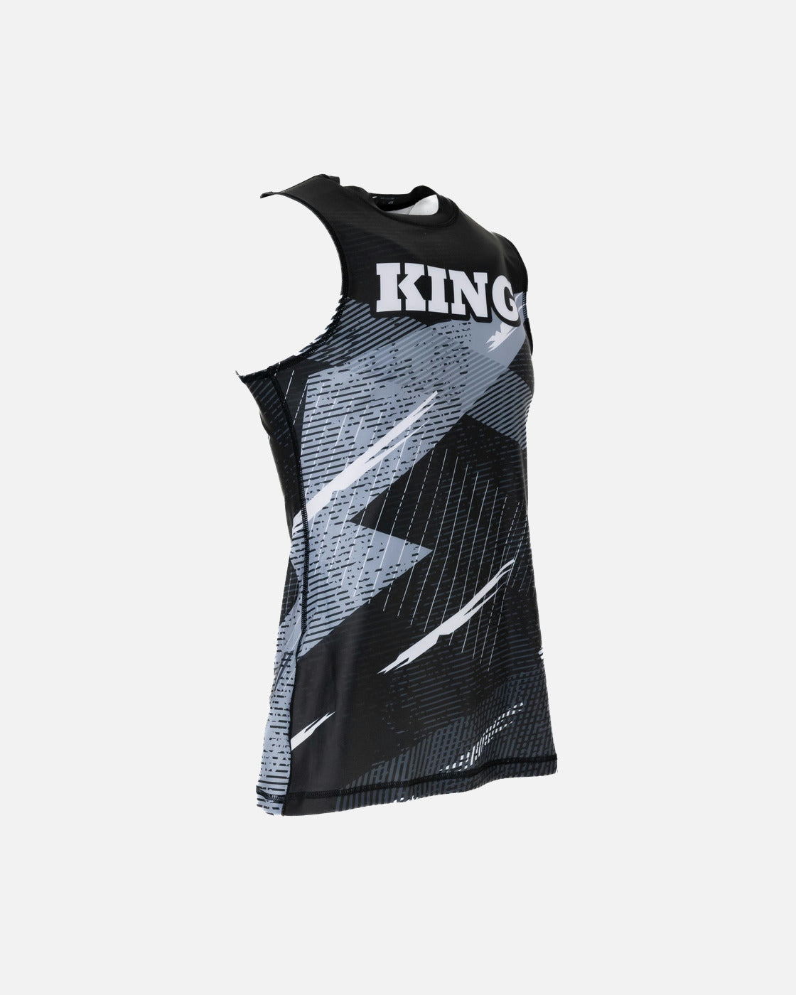 King Pro Boxing Rashguard Shadow 1 Dames - Zwart