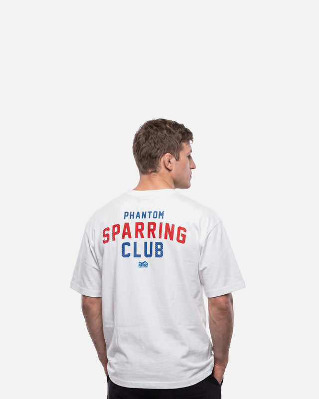 Koszulka Phantom Athletics T-Shirt Sparring Club Oversize Heavy – Biała