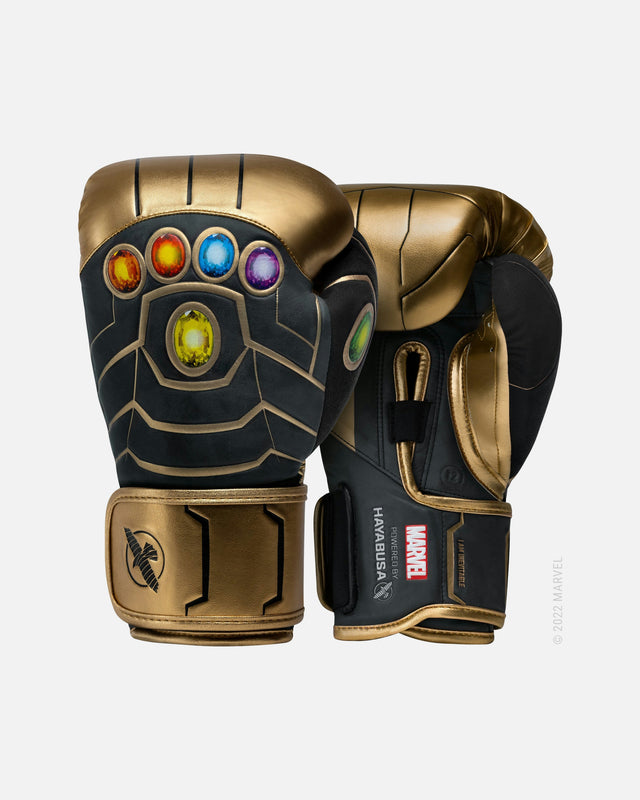 Luvas de boxe Hayabusa Thanos – Ouro/Preto