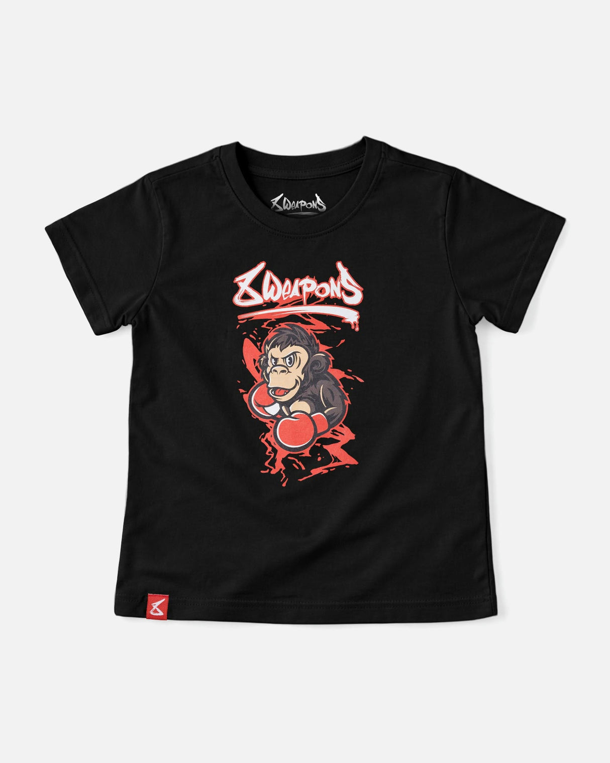 8 WEAPONS T-Shirt Joe - Zwart/Rood