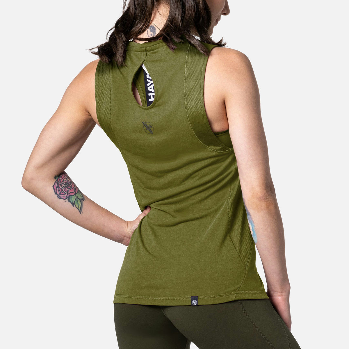 Hayabusa Tank Top Dames - Olijfgroen