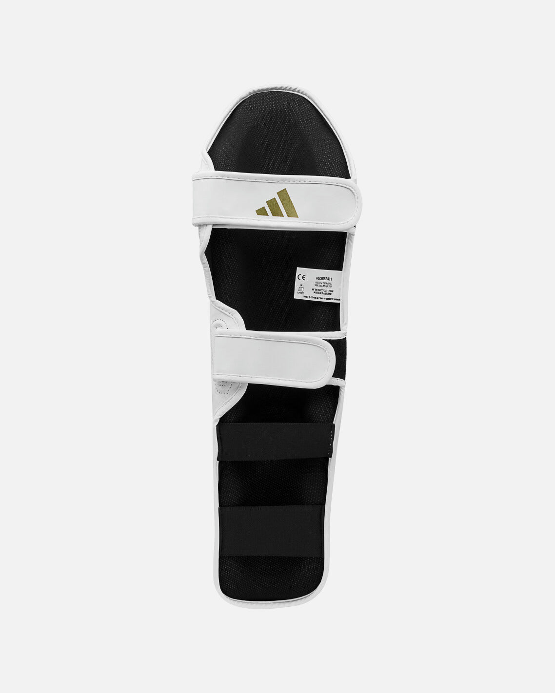 Adidas Schienbeinschoner Speed Thai Shin-n-Step – Weiß/Gold