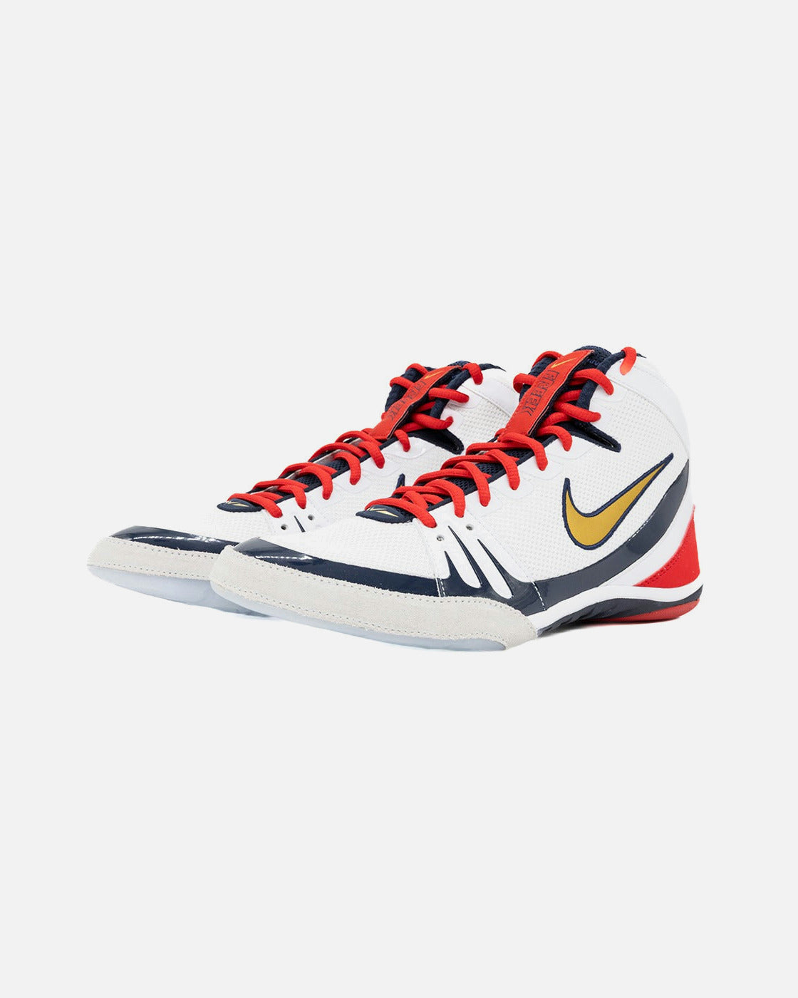 Nike Worstelschoenen Freek SE - Wit/Goud/Marineblauw