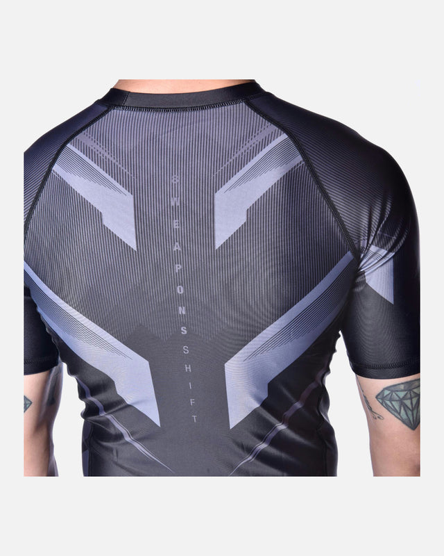 8 WEAPONS Rashguard Shift – Schwarz Matt