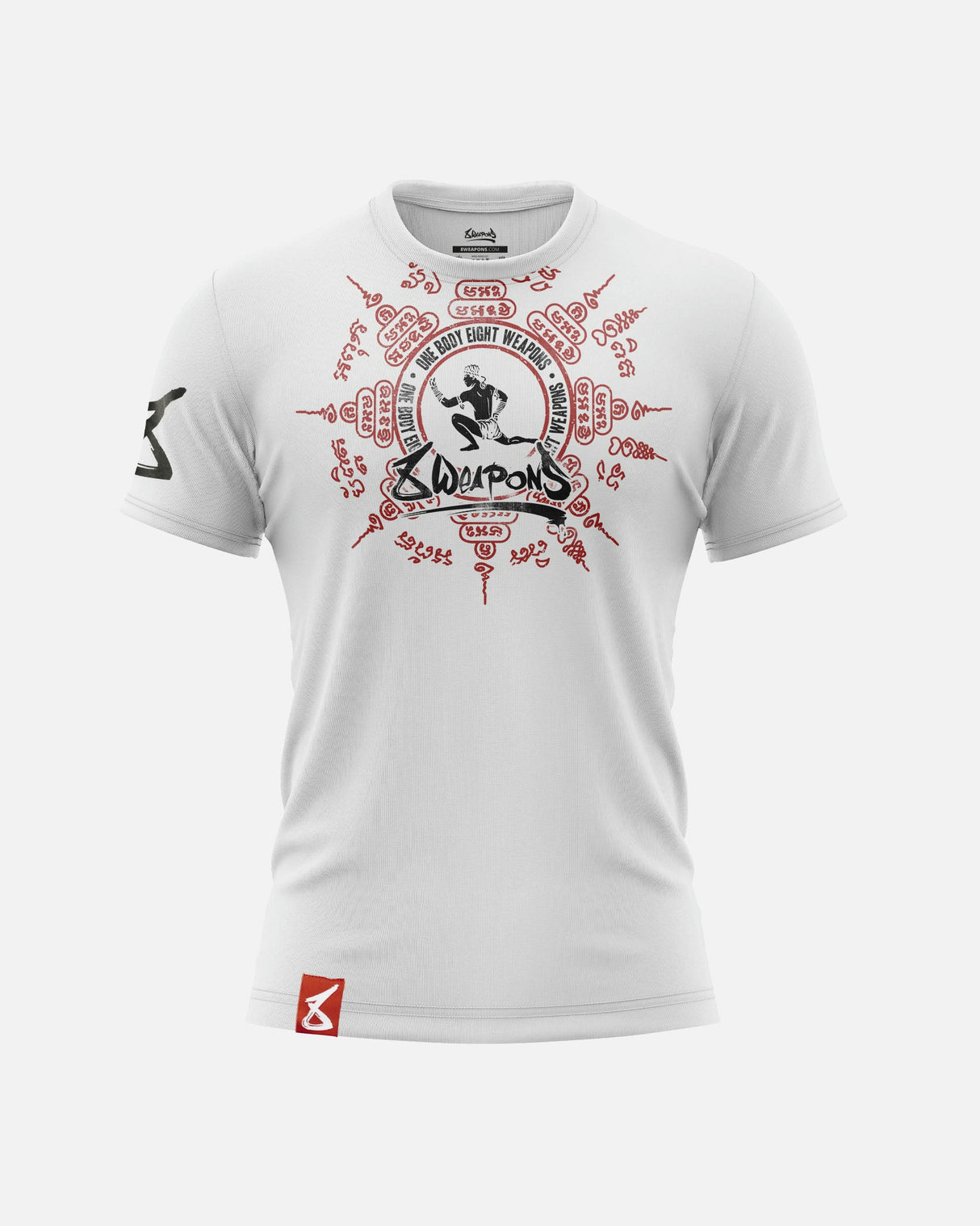 8 WEAPONS T-Shirt Eight Ways Yant - Wit