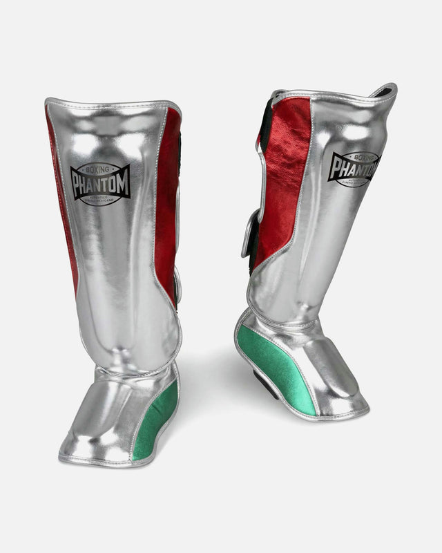 Phantom Athletics Scheenbeschermers Mexico - Zilver/Groen/Rood