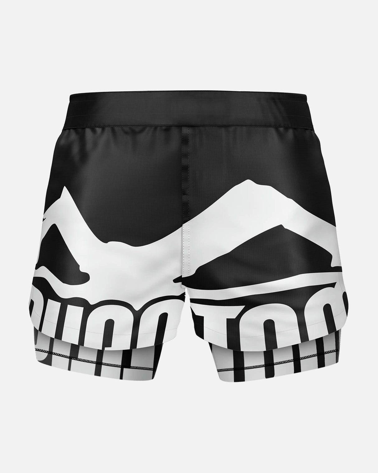 Phantom Athletics MMA Shorts Fusion-R 2in1 Savage - Zwart/Wit
