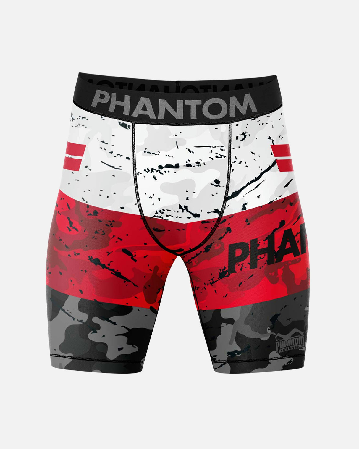 Phantom Athletics Compressie Shorts Vector Delta - Rood
