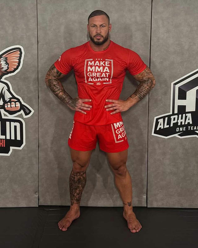 Phantom Athletics Tréninkové triko EVO Make MMA Great Again – Červené