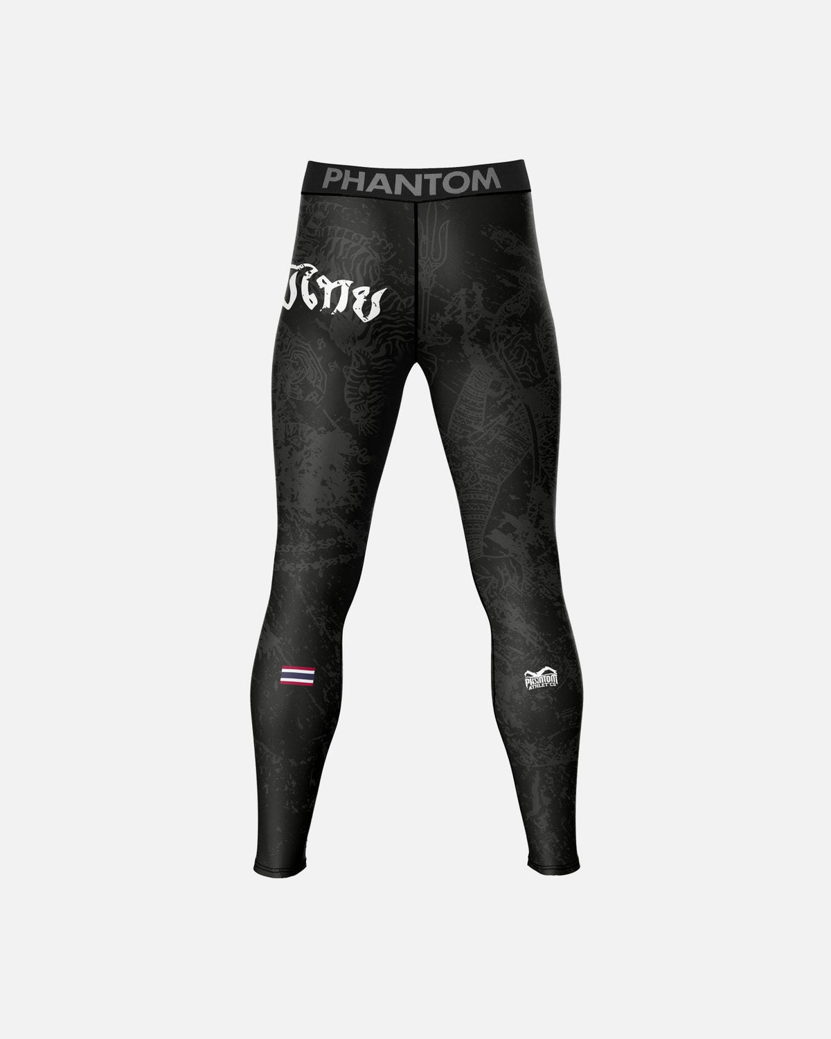 Phantom Athletics Compressie Shorts Muay Thai - Zwart/Grijs
