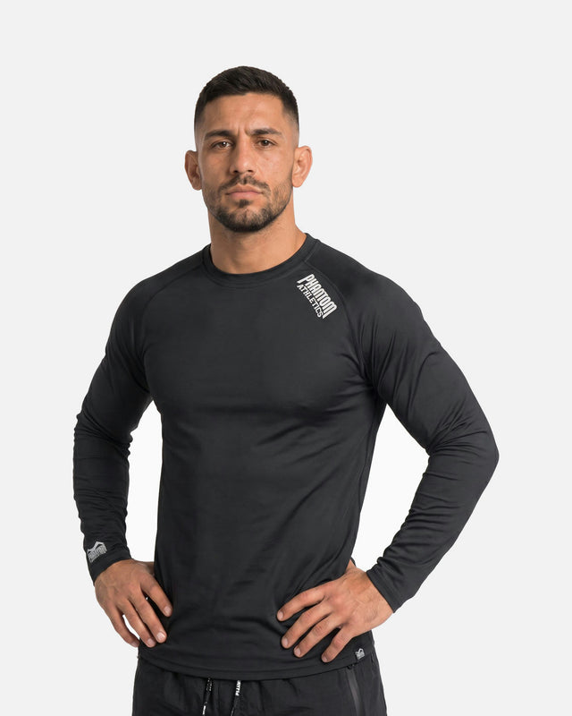 Tricou de antrenament Phantom Athletics Tactic Mâneci Lungi - Negru