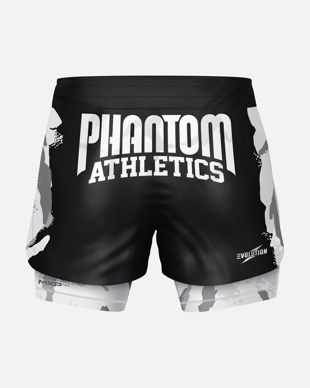 Phantom Athletics MMA-shorts Fusion 2in1 – Grön/Svart