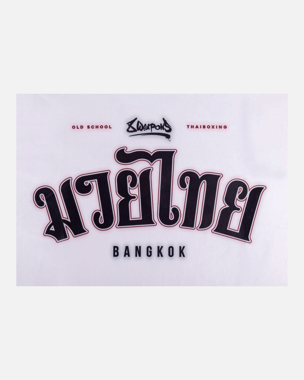 8 WEAPONS Tank Top Bangkok - Wit/Zwart