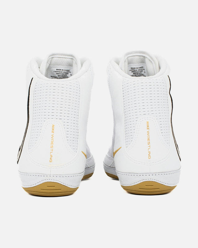 Zápasnické boty Nike Inflict 4 – Bílé/Zlaté